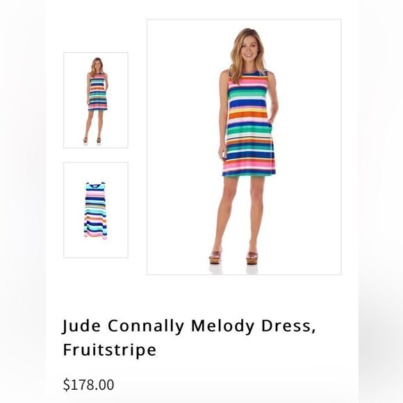 Jude Connally Melody Dress in Fruitstripe - Picture 2 of 3